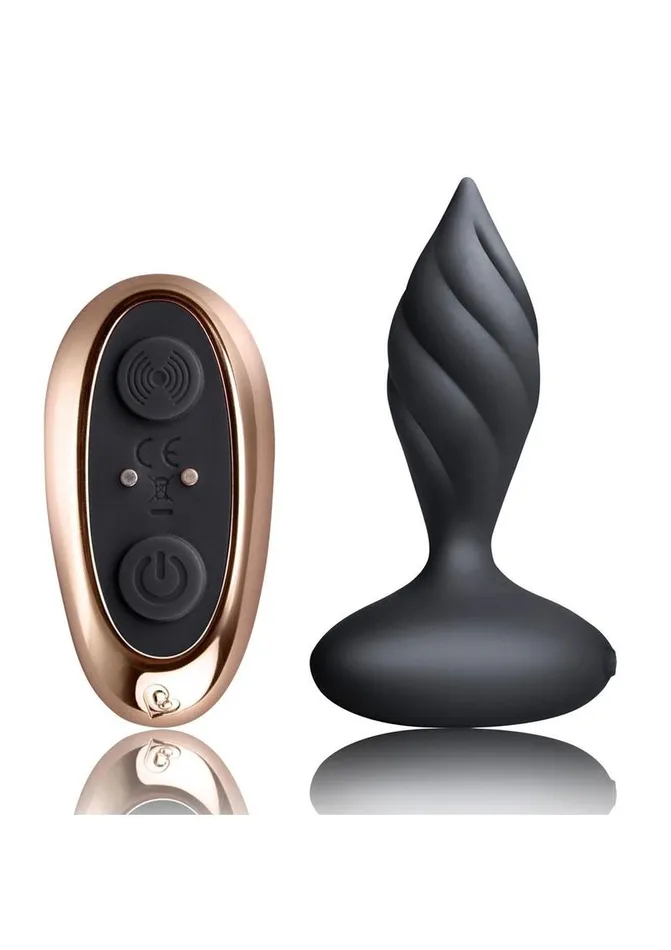 Male Sex Toys Rocks Off Desire Rechargeable Silicone Anal Plug with Remote Control