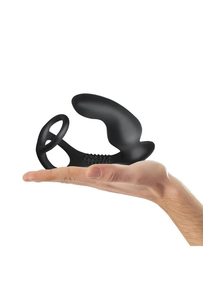 Male Sex Toys Rocks Off ROZen Pro Rechargeable Silicone Cock Ring with Vibrating Butt Plug Male Sex Toys Rocks Off ROZen Pro Rechargeable Silicone Cock Ring with Vibrating Butt Plug