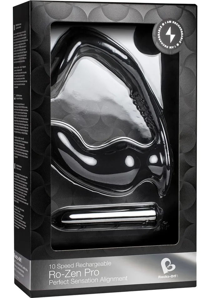 Male Sex Toys Rocks Off ROZen Pro Rechargeable Silicone Cock Ring with Vibrating Butt Plug Male Sex Toys Rocks Off ROZen Pro Rechargeable Silicone Cock Ring with Vibrating Butt Plug