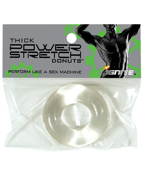 Male Sex Toys Si Novelties Ignite Thick Power Stretch Donut Cock Ring Clear Male Sex Toys Si Novelties Ignite Thick Power Stretch Donut Cock Ring Clear