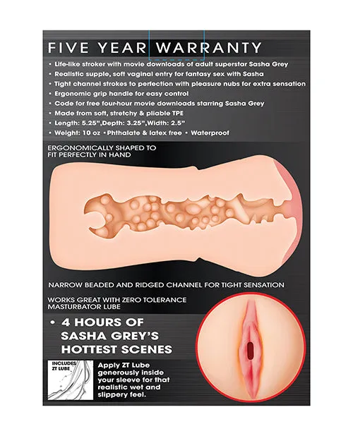 Male Sex Toys Small Pussy Stroker Sasha Grey Evolved Novelties INC