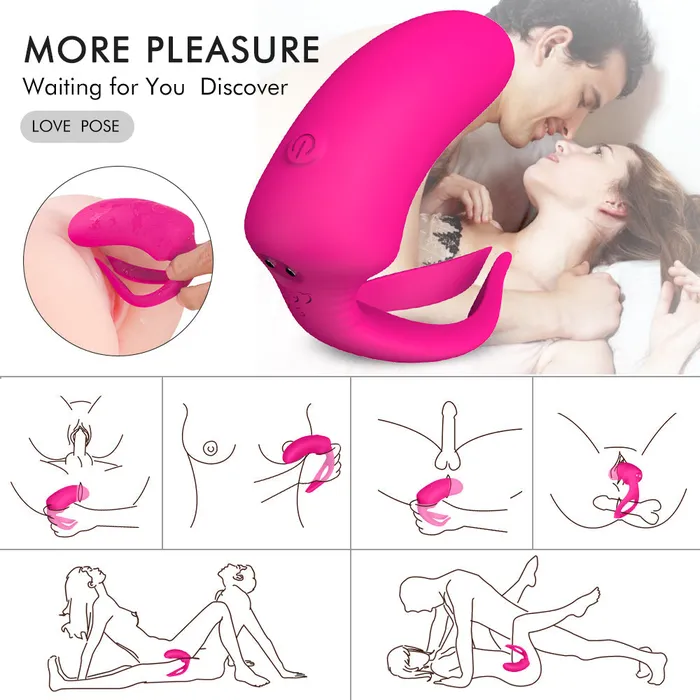 Male Sex Toys Sorlove Jellyfish 9Mode Partner Stimulator Male Female Sensitive Point Climax