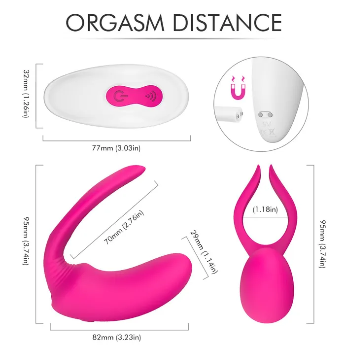 Male Sex Toys Sorlove Jellyfish 9Mode Partner Stimulator Male Female Sensitive Point Climax