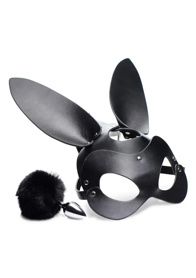 Male Sex Toys TAILZ Tailz Bunny Tail Anal Plug and Mask