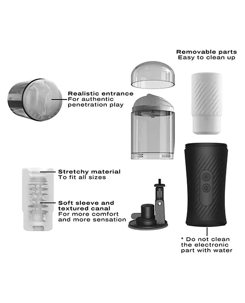Male Sex Toys Thrust Blow Automatic Masturbator Black Lovely Planet