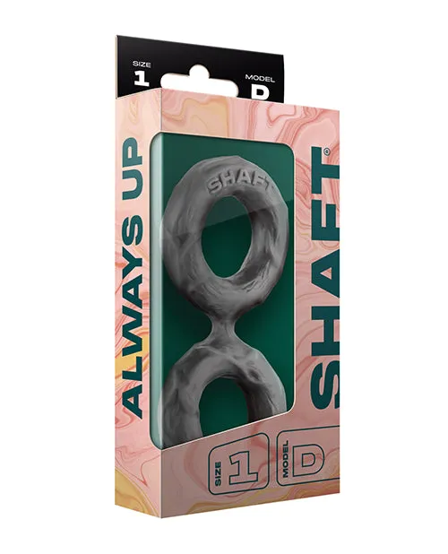 Male Sex Toys Vvole Shaft Double CRing Small Gray