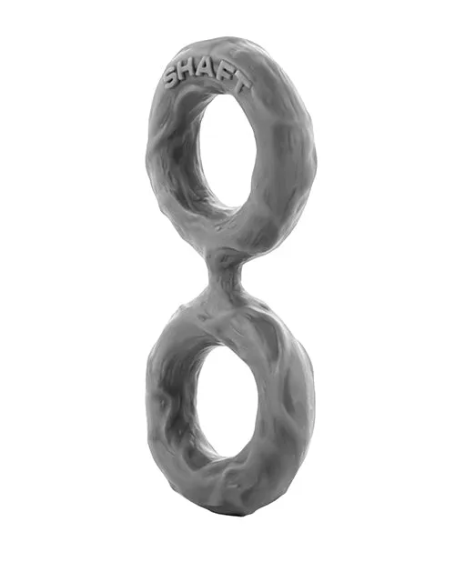 Male Sex Toys Vvole Shaft Double CRing Small Gray