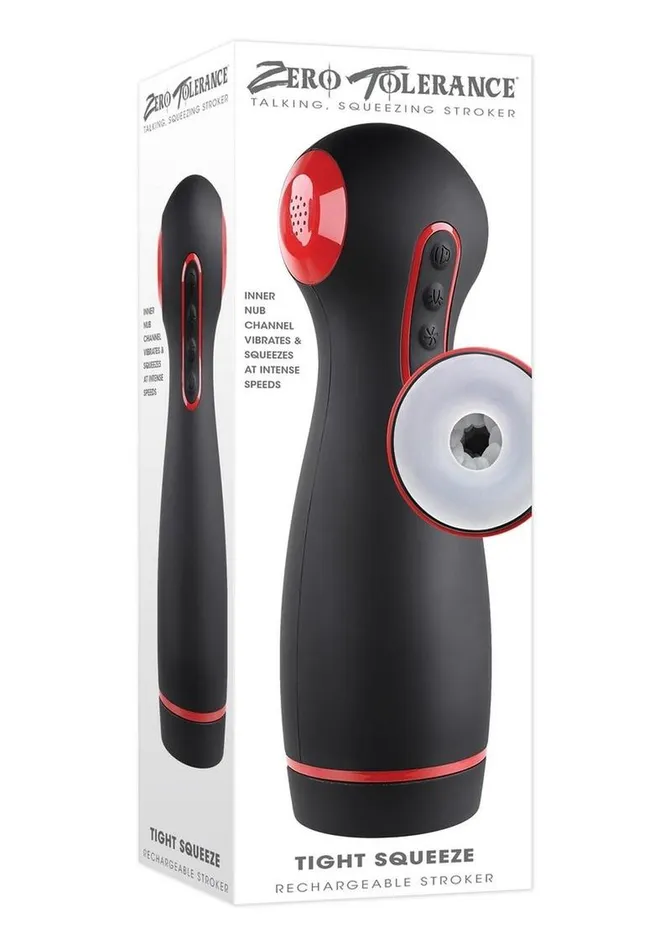 Male Sex Toys Zero Tolerance Tight Squeeze Rechargeable Masturbator Zero Tolerance