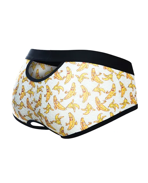 Malebasics Corp Male Sex Toys Male Basics MOB Aero Brief Banana Large