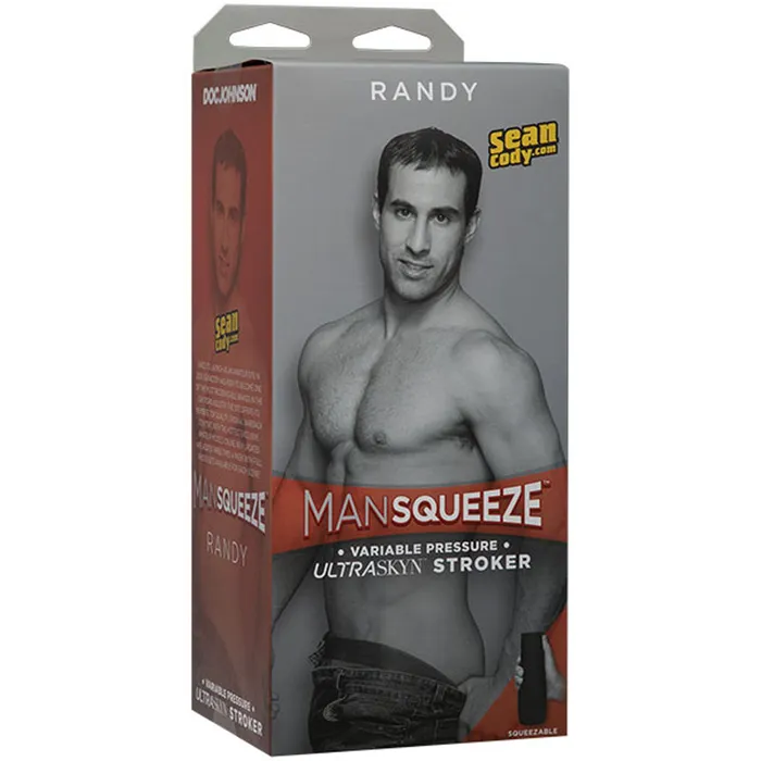 Man Squeeze Variable Pressure ULTRASKYN Ass Stroker Doc Johnson Male Sex Toys