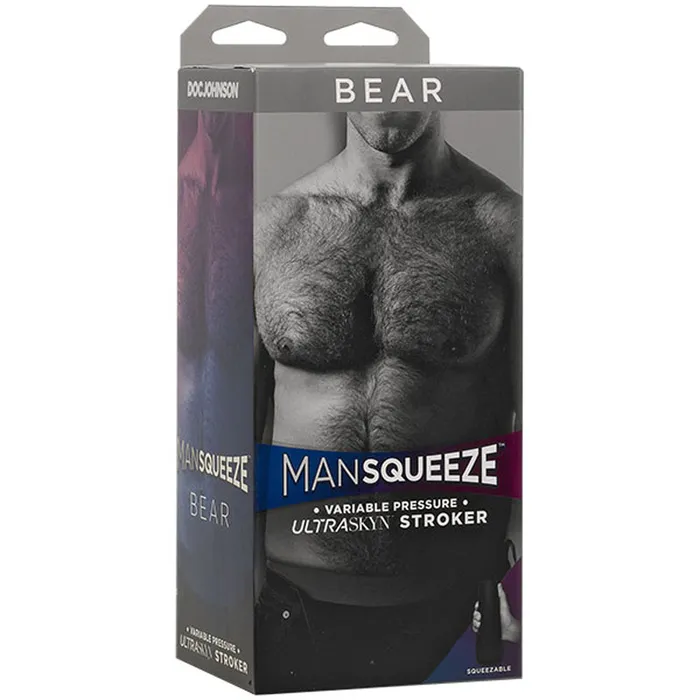 Man Squeeze Variable Pressure ULTRASKYN Ass Stroker Doc Johnson Male Sex Toys