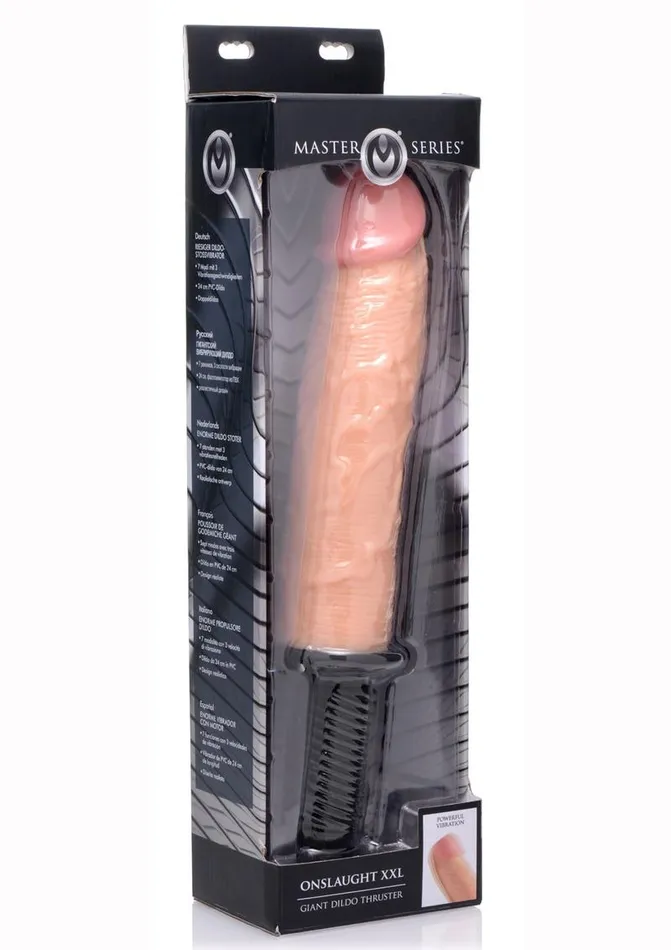 Master Series Female Sex Toys Master Series Onslaught XXL Vibrating Giant 975in Dildo Thruster Master Series Female Sex Toys Master Series Onslaught XXL Vibrating Giant 975in Dildo Thruster