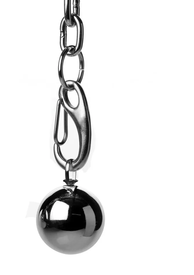 Master Series Male Sex Toys Master Series Heavy Hitch Ball Stretcher Hook with Weights
