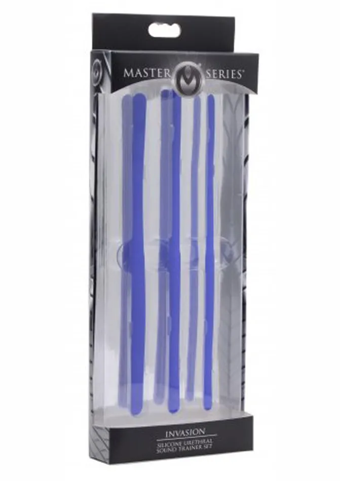 Master Series Male Sex Toys Master Series Invasion Silicone Urethral Sound Trainer