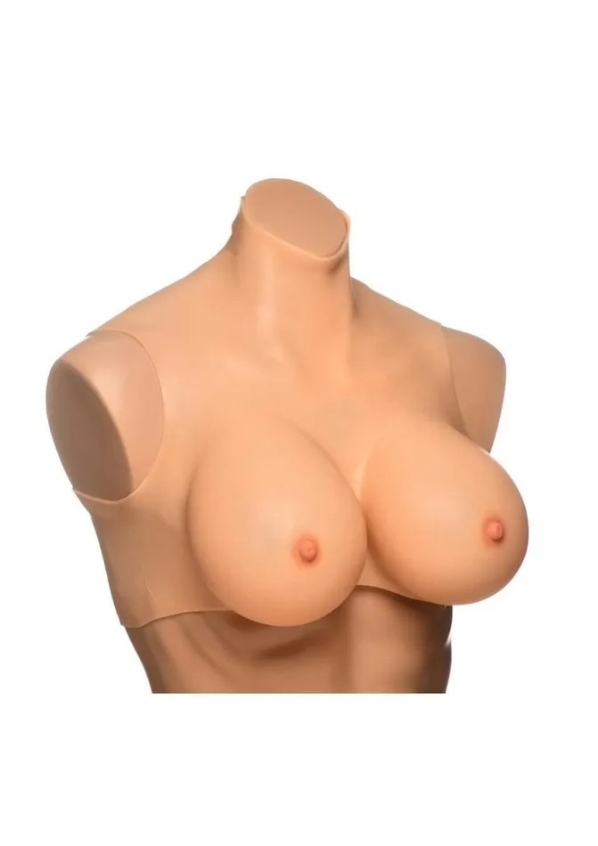 Master Series Male Sex Toys Master Series Perky Pair GCup Silicone Wearable Breast