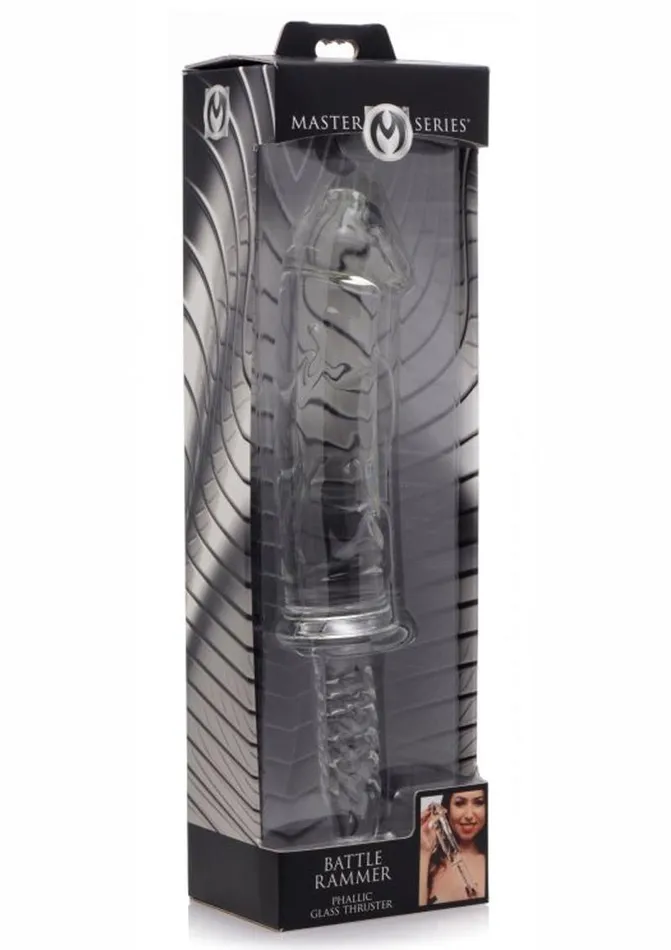 Master Series Master Series Battle Rammer Phallic Glass Thruster Dildos