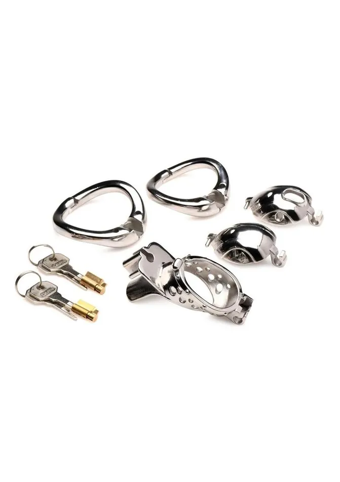 Master Series Master Series Entrapment Deluxe Locking Chastity Cage Male Sex Toys
