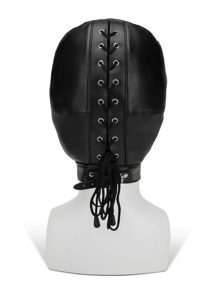 ME YOU US Hood with Eyes Nose Mouth Pu Leather Bondage Hood Me You Us Restraints