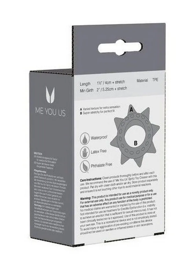 Me You Us Male Sex Toys ME YOU US Tickler Ring Set Assorted Textured Cock Rings Me You Us Male Sex Toys ME YOU US Tickler Ring Set Assorted Textured Cock Rings