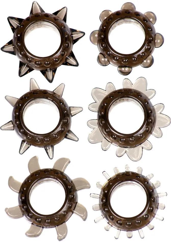 Me You Us Male Sex Toys ME YOU US Tickler Ring Set Assorted Textured Cock Rings Me You Us Male Sex Toys ME YOU US Tickler Ring Set Assorted Textured Cock Rings
