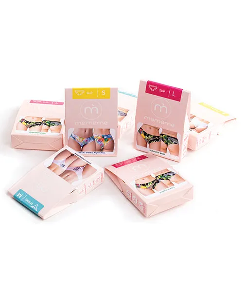 Mememe Botanic Panic Lips Printed Thong XL Mememe Usa LLC Male Sex Toys
