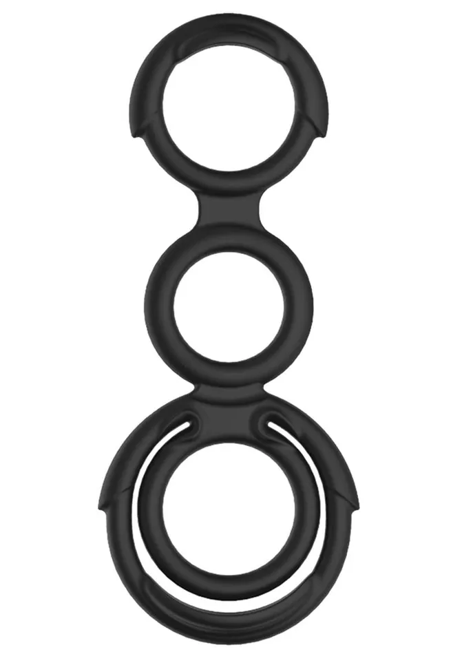 My Cockring Quattro Silicone Cock and Scrotum Rings My Cockring Dildos