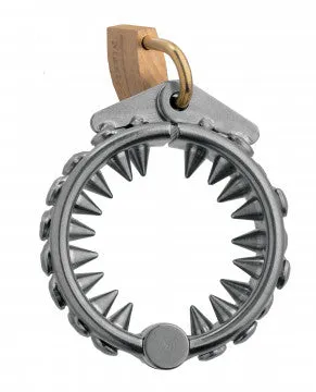 Nice and nasty Bz Male Sex Toys Impaler Locking Cbt Ring With Spikes