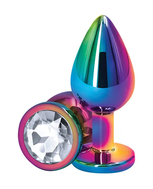 Ns Novelties INC Rear Assets Multicolor Clear Medium Anal Plug Anal