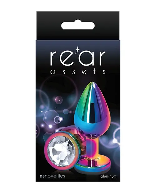 Ns Novelties INC Rear Assets Multicolor Clear Medium Anal Plug Anal