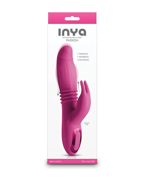 Ns Novelties INC Vibrators INYA Passion Rabbit Vibrator Pink