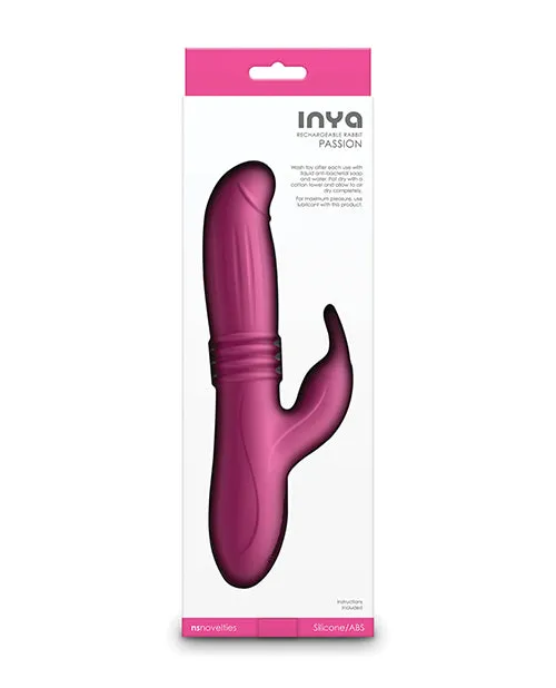 Ns Novelties INC Vibrators INYA Passion Rabbit Vibrator Pink
