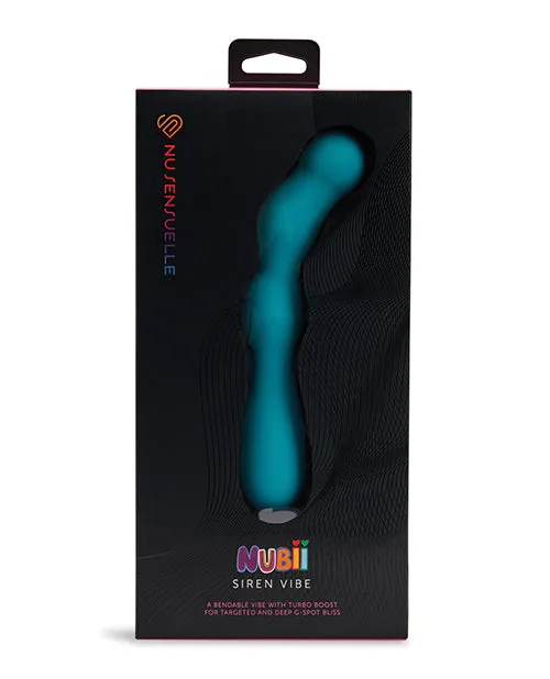 Nu Sensuelle Siren Nubii Bendable GSpot Vibe Blue Novel Creations Usa INC Vibrators Nu Sensuelle Siren Nubii Bendable GSpot Vibe Blue Novel Creations Usa INC Vibrators