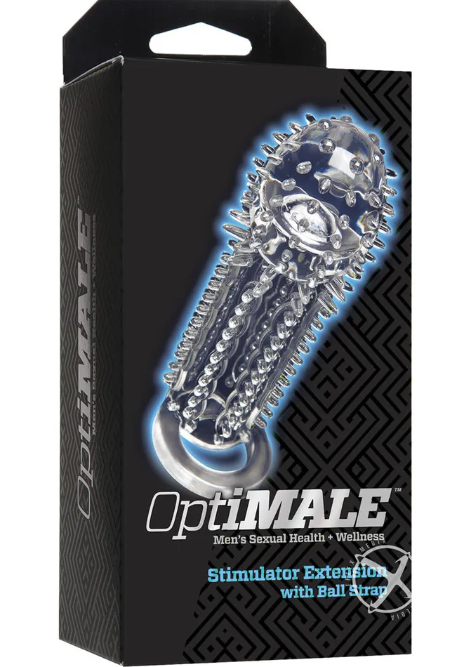 OptiMALE Male Sex Toys Optimale Stimulator Extension with Ball Strap