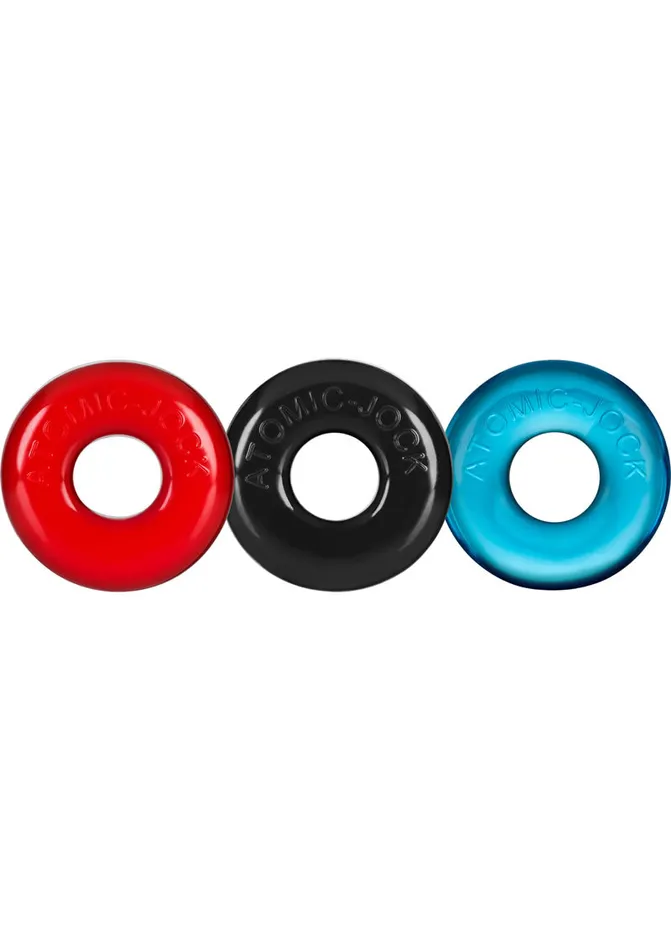 Oxballs Oxballs Ringer Donut Cock Ring 3 Pack Multiple Male Sex Toys Oxballs Oxballs Ringer Donut Cock Ring 3 Pack Multiple Male Sex Toys