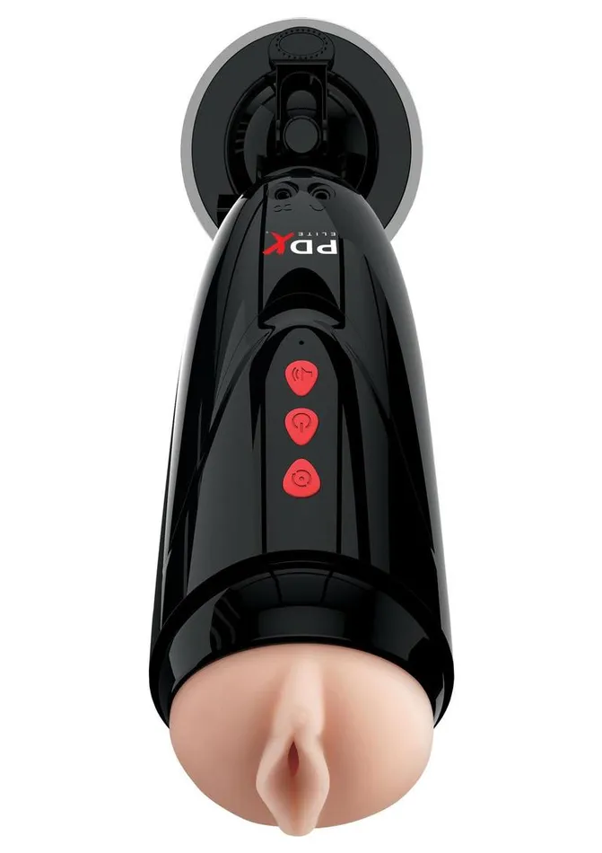 PDX Elite Male Sex Toys Pipedream Extreme Elite Rechargeable Dirty Talk Starter Masturbator Pussy PDX Elite Male Sex Toys Pipedream Extreme Elite Rechargeable Dirty Talk Starter Masturbator Pussy