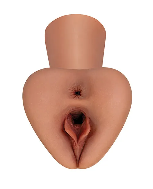 PDX Plus Pick Your Pleasure Pussy Stroker XL Brown Pdx Brands Male Sex Toys