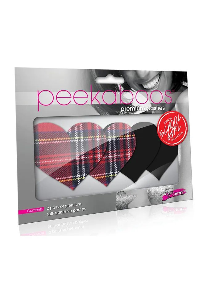 PEEKABOO Vibrators Peekaboo Schoolgirl Hearts Pasties