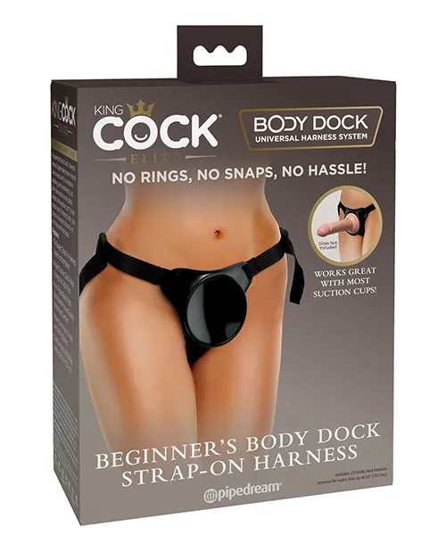 Pipedream Products King Cock Elite Beginners Body Dock Black Vibrators