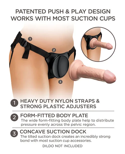 Pipedream Products King Cock Elite Beginners Body Dock Black Vibrators