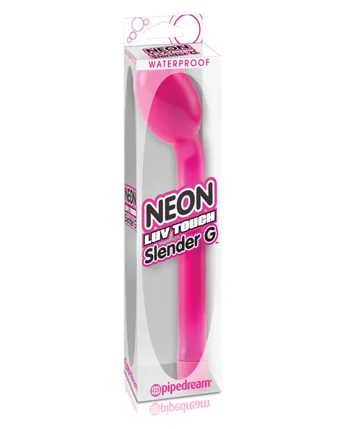 Pipedream Products Vibrators Neon Luv Touch Slender G G Spot Vibe Pink