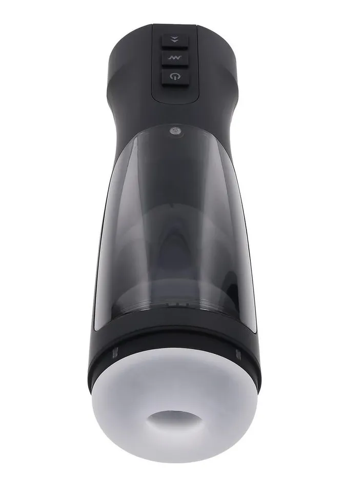 Playboy Male Sex Toys Playboy End Game Rechargeable Warming Stroker with UV Stand
