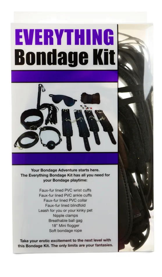 Plesur Company Couples Everything Bondage Kit Assorted Colors Plesur Company Couples Everything Bondage Kit Assorted Colors