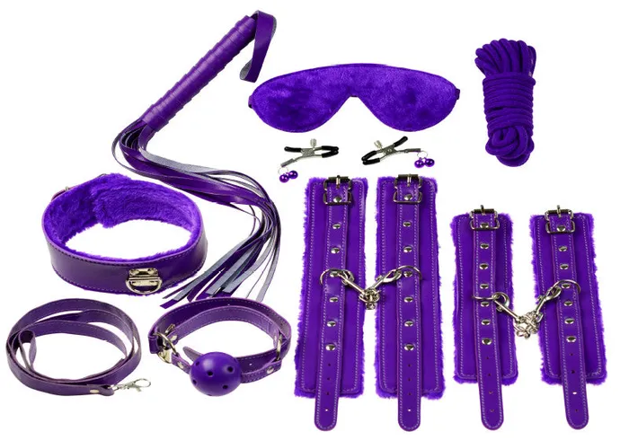 Plesur Company Couples Everything Bondage Kit Assorted Colors Plesur Company Couples Everything Bondage Kit Assorted Colors