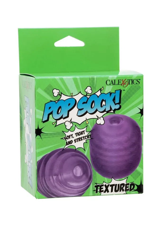Pop Sock Male Sex Toys Pop Sock Textured Stroker