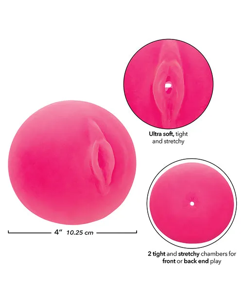 Pop Sock Pussy Ass Ball Masturbator Pink California Exotic Novelties Male Sex Toys