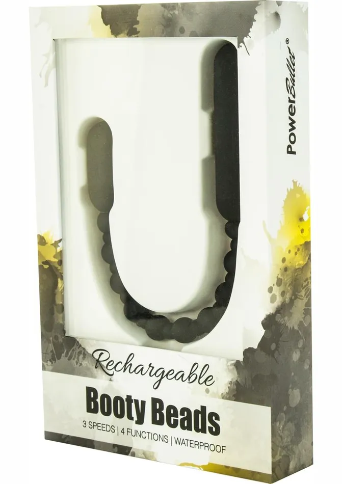 Powerbullet Rechargeable Silicone Booty Beads Powerbullet Anal