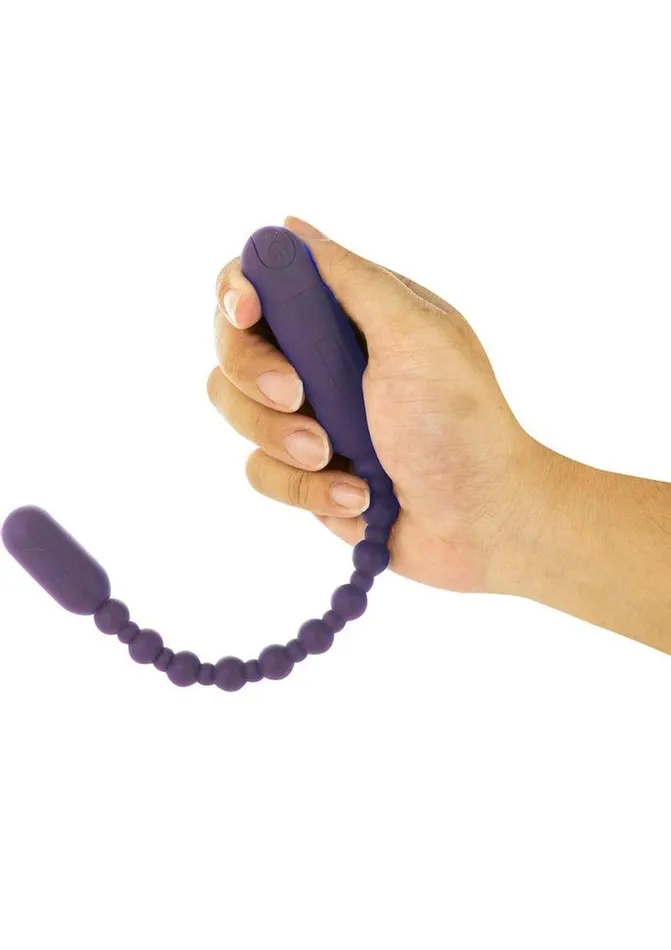 Powerbullet Rechargeable Silicone Booty Beads Powerbullet Anal