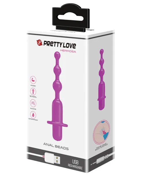 Pretty Love Pretty Love Hermosa Anal Beads Vibrator 12Function Anal