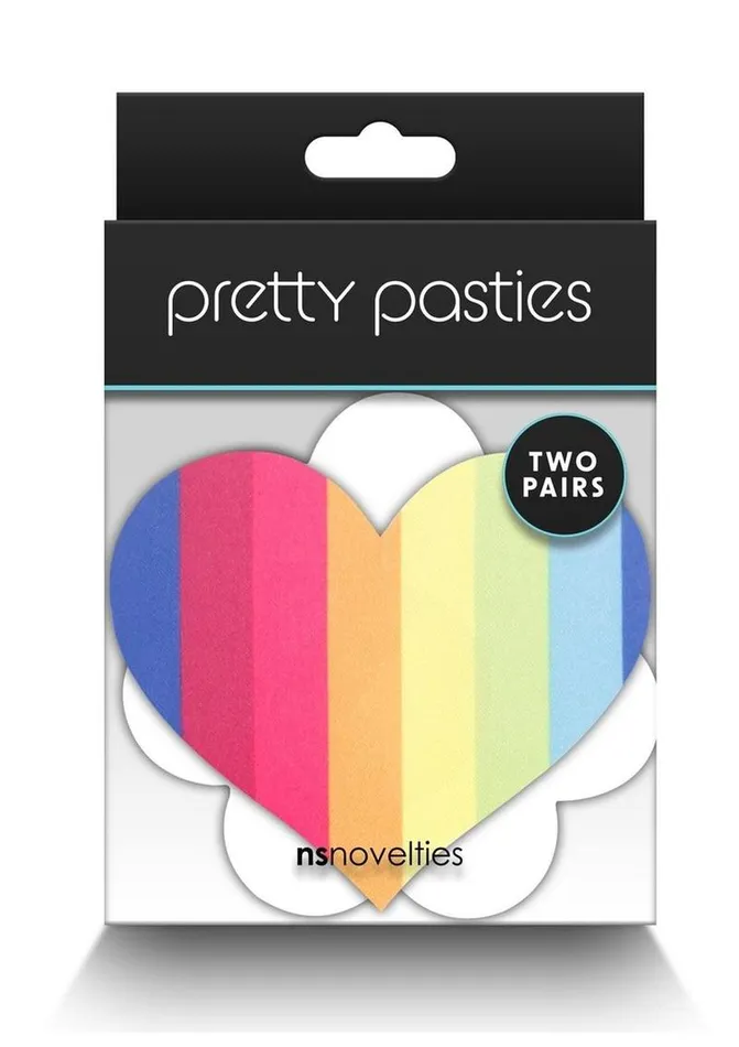 Pretty Pasties Pride Heart and Flower Pretty Pasties Vibrators
