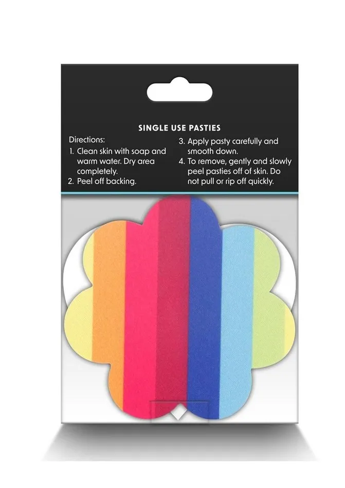 Pretty Pasties Pride Heart and Flower Pretty Pasties Vibrators